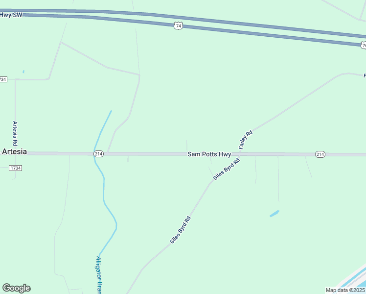 map of restaurants, bars, coffee shops, grocery stores, and more near 6499 Sam Potts Highway in Hallsboro