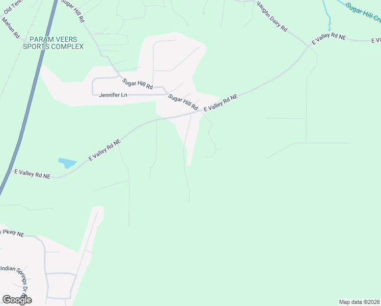 map of restaurants, bars, coffee shops, grocery stores, and more near 25 Cherokee Hills Drive in Rydal