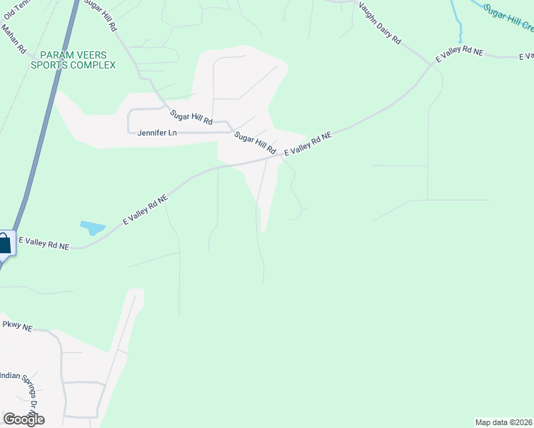 map of restaurants, bars, coffee shops, grocery stores, and more near 25 Cherokee Hills Drive in Rydal