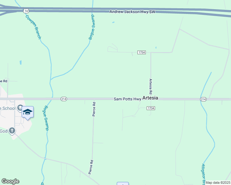 map of restaurants, bars, coffee shops, grocery stores, and more near 5375 Sam Potts Highway in Hallsboro