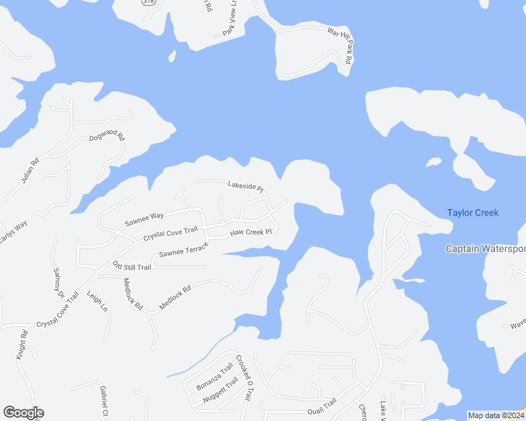 map of restaurants, bars, coffee shops, grocery stores, and more near 6985 Crystal Cove Trail in Gainesville