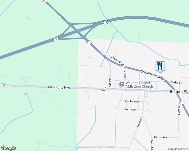 map of restaurants, bars, coffee shops, grocery stores, and more near 151 Cypress Avenue in Bolton