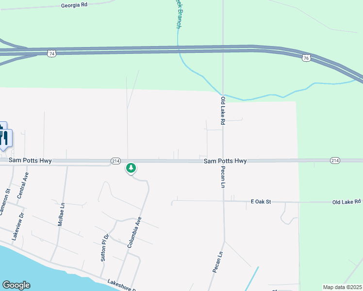 map of restaurants, bars, coffee shops, grocery stores, and more near 1110 East Old Hwy 74/76 in Lake Waccamaw