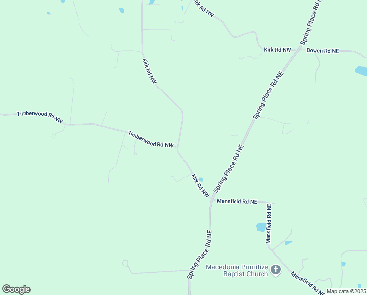 map of restaurants, bars, coffee shops, grocery stores, and more near 80 Kirk Road Northwest in White