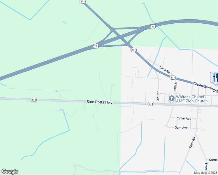 map of restaurants, bars, coffee shops, grocery stores, and more near 135 Bay Blossom Lane in Bolton
