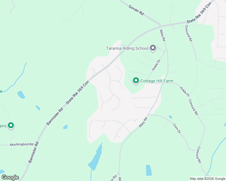 map of restaurants, bars, coffee shops, grocery stores, and more near 6965 Bannister Park Lane in Cumming