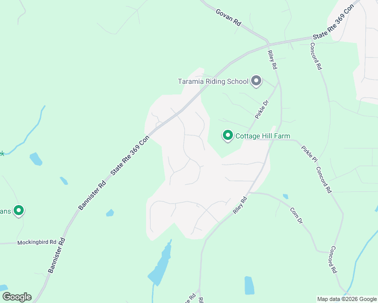 map of restaurants, bars, coffee shops, grocery stores, and more near 6965 Bannister Park Lane in Cumming