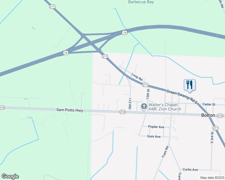 map of restaurants, bars, coffee shops, grocery stores, and more near 131 Cypress Avenue in Bolton