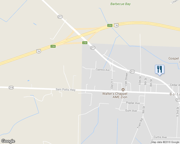 map of restaurants, bars, coffee shops, grocery stores, and more near 24 McDuffie Road in Bolton