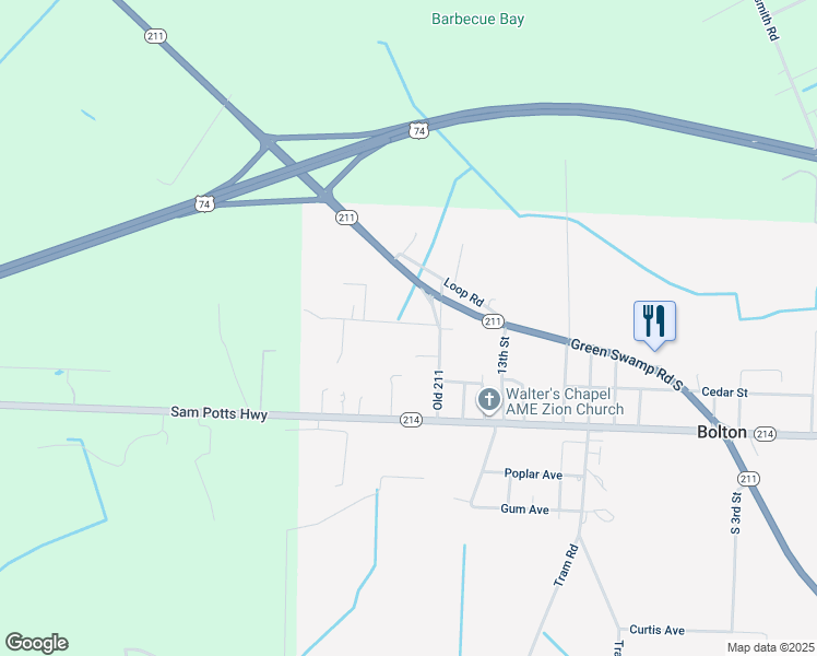 map of restaurants, bars, coffee shops, grocery stores, and more near 65 Cypress Avenue in Bolton