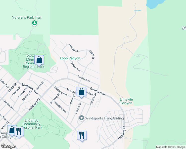 map of restaurants, bars, coffee shops, grocery stores, and more near 13852 Tucker Avenue in Los Angeles