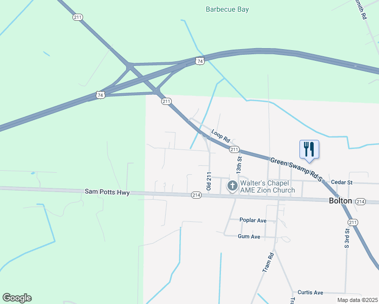 map of restaurants, bars, coffee shops, grocery stores, and more near 95 Cypress Avenue in Bolton