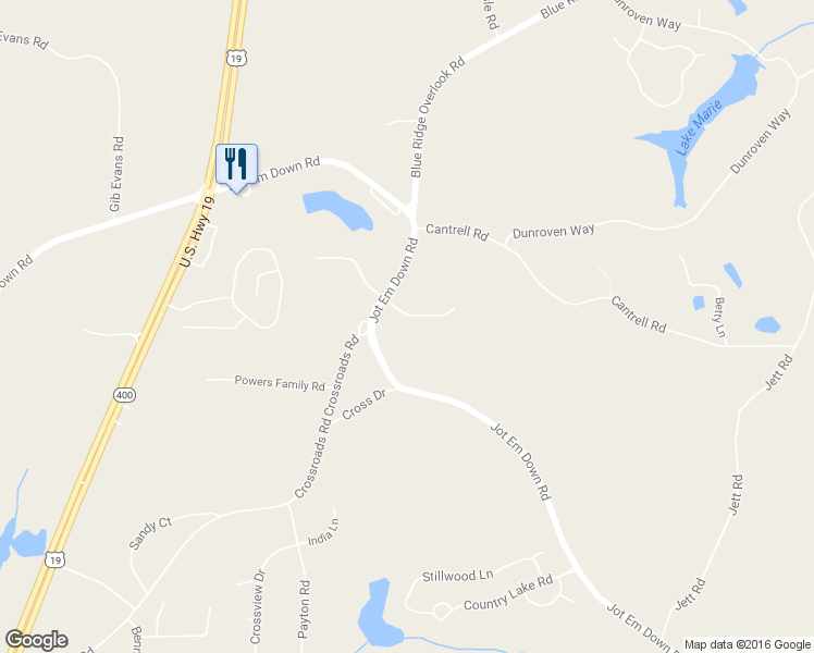 map of restaurants, bars, coffee shops, grocery stores, and more near 5240 Kendalls Way in Cumming