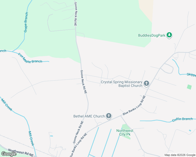 map of restaurants, bars, coffee shops, grocery stores, and more near 5031 Goose Neck Road Northeast in Riegelwood