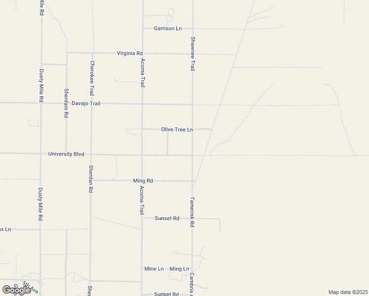 map of restaurants, bars, coffee shops, grocery stores, and more near 56220 University Boulevard in Homestead Valley