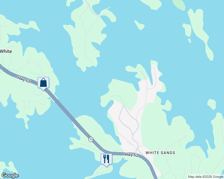 map of restaurants, bars, coffee shops, grocery stores, and more near 2290 Boy Scout Camp Road in Gainesville