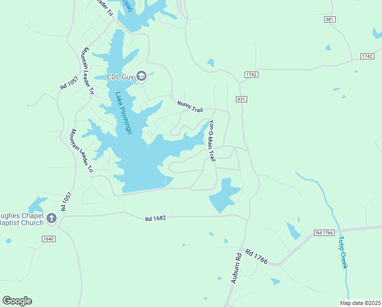 map of restaurants, bars, coffee shops, grocery stores, and more near 168 Little Turkey Trail in Tupelo