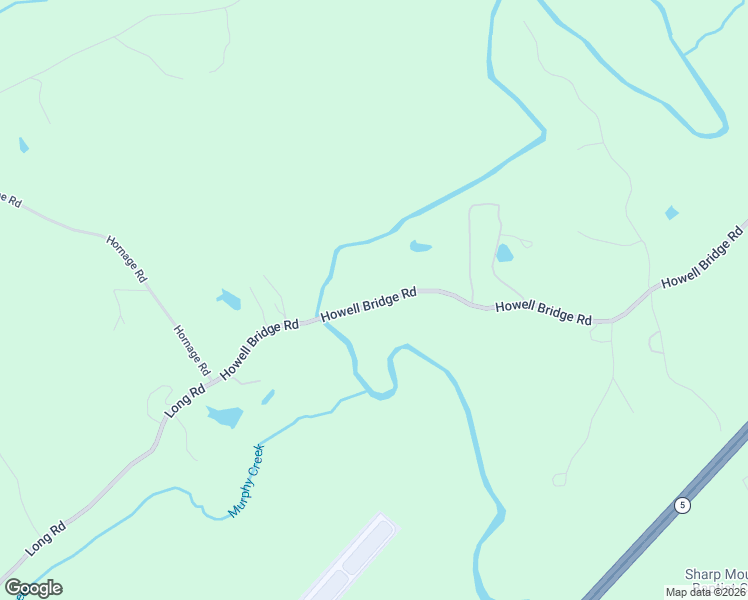 map of restaurants, bars, coffee shops, grocery stores, and more near 1754 Howell Bridge Road in Ball Ground