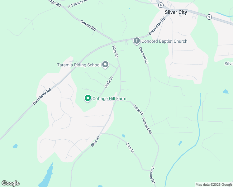map of restaurants, bars, coffee shops, grocery stores, and more near 6515 Riley Road in Cumming
