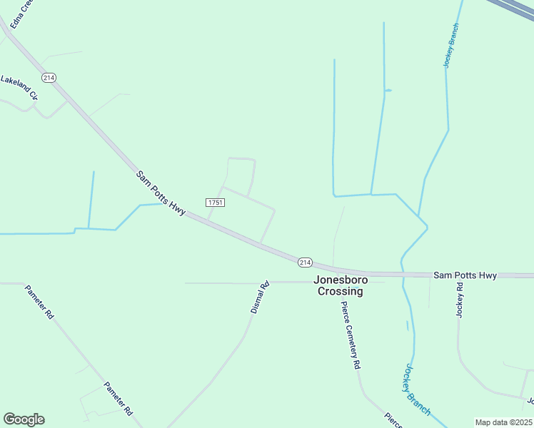 map of restaurants, bars, coffee shops, grocery stores, and more near 107 Bluebird Lane in Hallsboro
