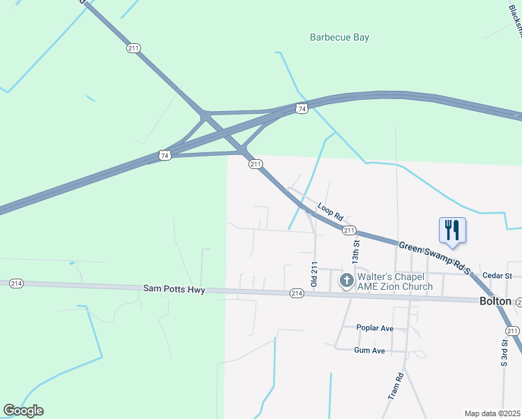 map of restaurants, bars, coffee shops, grocery stores, and more near 65 Parker Avenue in Bolton