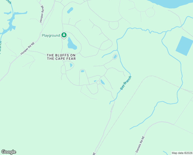 map of restaurants, bars, coffee shops, grocery stores, and more near 3590 Daniels Road Northeast in Leland