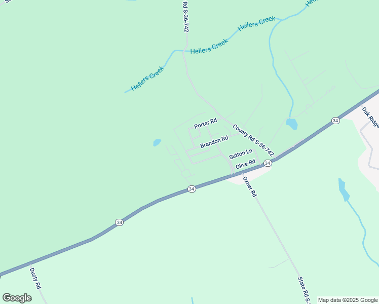 map of restaurants, bars, coffee shops, grocery stores, and more near 268 Brandon Road in Newberry
