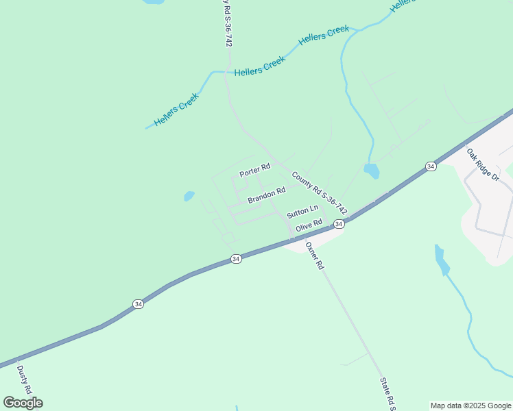 map of restaurants, bars, coffee shops, grocery stores, and more near 45 Ashton Road in Newberry