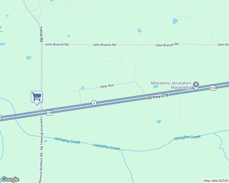 map of restaurants, bars, coffee shops, grocery stores, and more near 370 Deer Run in Batesville