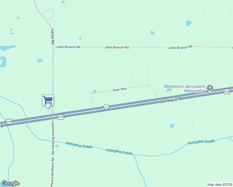 map of restaurants, bars, coffee shops, grocery stores, and more near 370 Deer Run in Batesville