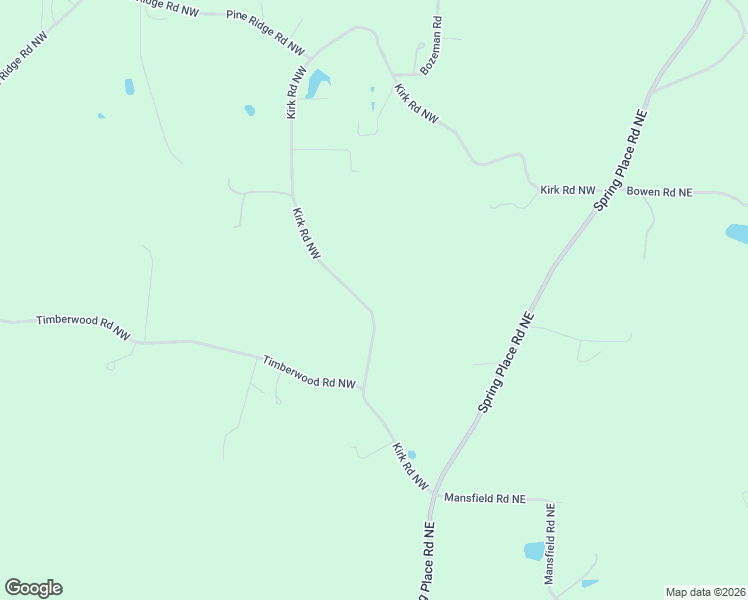 map of restaurants, bars, coffee shops, grocery stores, and more near 144 Kirk Road Northwest in White