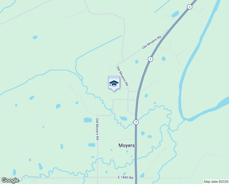 map of restaurants, bars, coffee shops, grocery stores, and more near in Moyers