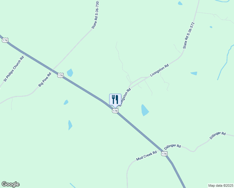 map of restaurants, bars, coffee shops, grocery stores, and more near 37 Blair's Landing Road in Pomaria