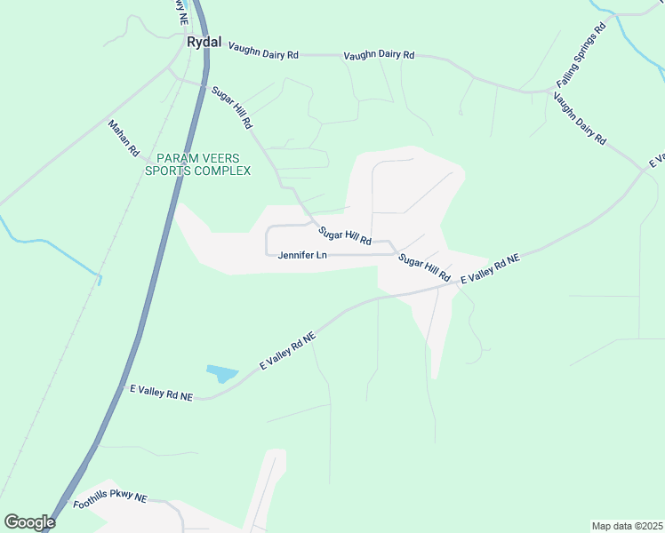 map of restaurants, bars, coffee shops, grocery stores, and more near 31 Jennifer Lane in Rydal