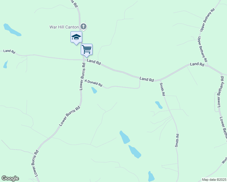 map of restaurants, bars, coffee shops, grocery stores, and more near 294 A Donald Road in Canton