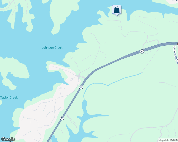 map of restaurants, bars, coffee shops, grocery stores, and more near 3520 Lake Ridge Drive in Gainesville