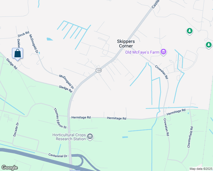 map of restaurants, bars, coffee shops, grocery stores, and more near 4230 Castle Hayne Road in Castle Hayne