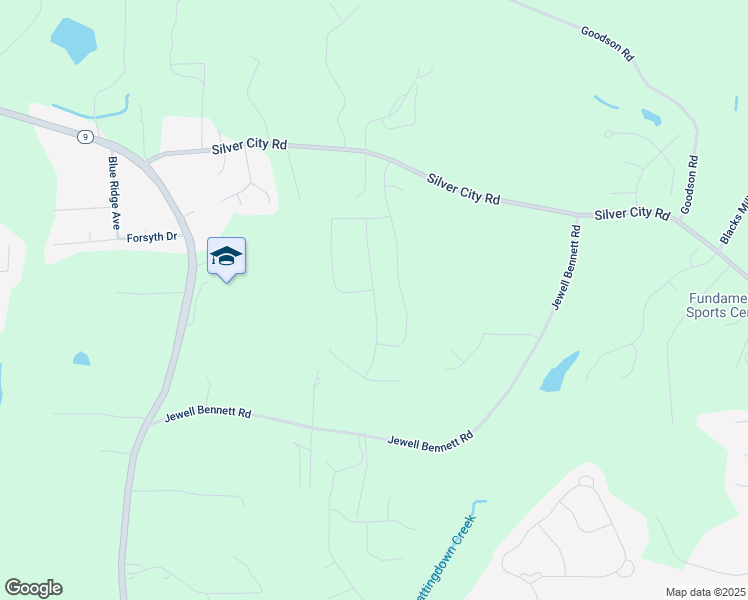 map of restaurants, bars, coffee shops, grocery stores, and more near 7125 Waggamon Way in Dawsonville