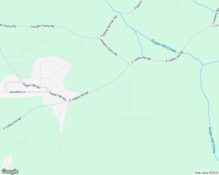 map of restaurants, bars, coffee shops, grocery stores, and more near 338 East Valley Road Northeast in Rydal