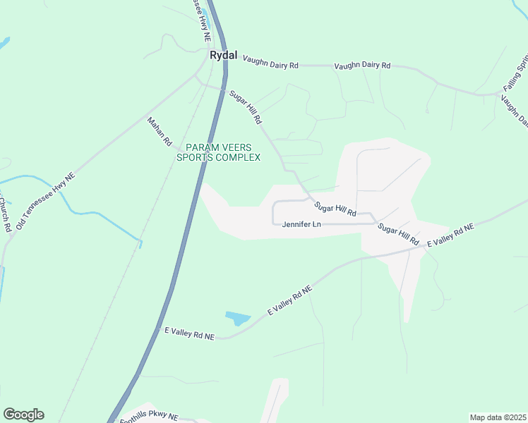 map of restaurants, bars, coffee shops, grocery stores, and more near 55 Jennifer Lane in Rydal