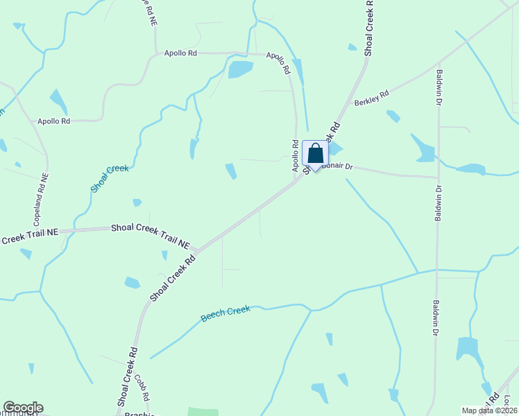 map of restaurants, bars, coffee shops, grocery stores, and more near 933 Shoal Creek Road in Arab