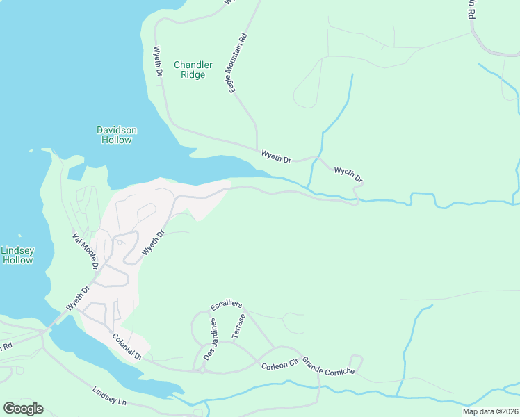 map of restaurants, bars, coffee shops, grocery stores, and more near 3317 Wyeth Drive in Guntersville