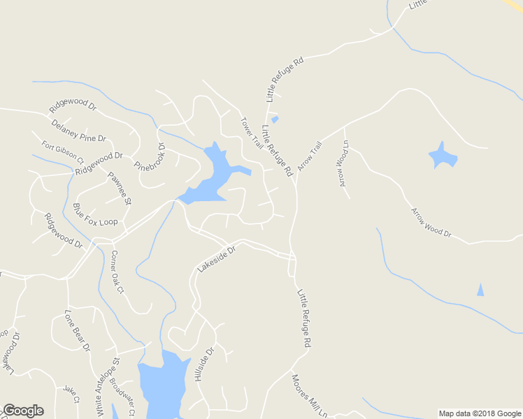 map of restaurants, bars, coffee shops, grocery stores, and more near 105 Gray Wolf Court in Waleska