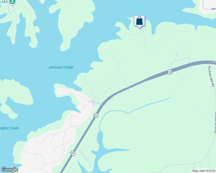 map of restaurants, bars, coffee shops, grocery stores, and more near 3528 Lake Ridge Drive in Gainesville