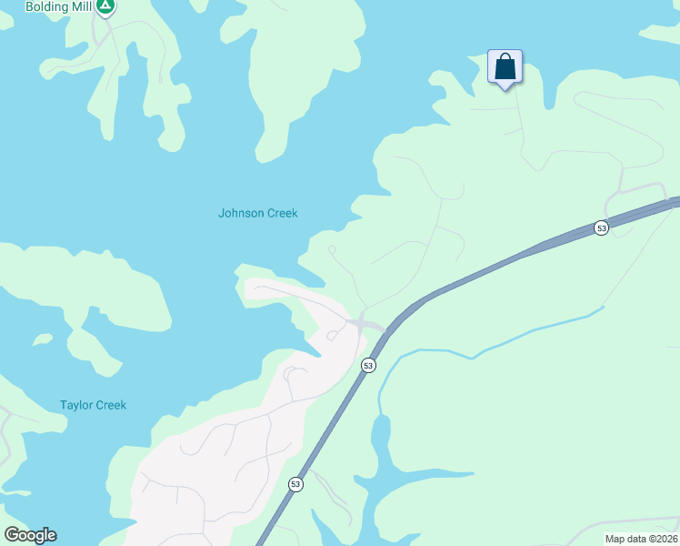 map of restaurants, bars, coffee shops, grocery stores, and more near 3537 Water Front Drive in Gainesville