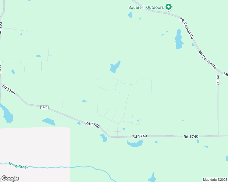 map of restaurants, bars, coffee shops, grocery stores, and more near 103 Jean Jane Lane in Tupelo