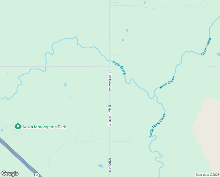 map of restaurants, bars, coffee shops, grocery stores, and more near South Half Bank Road in Atoka