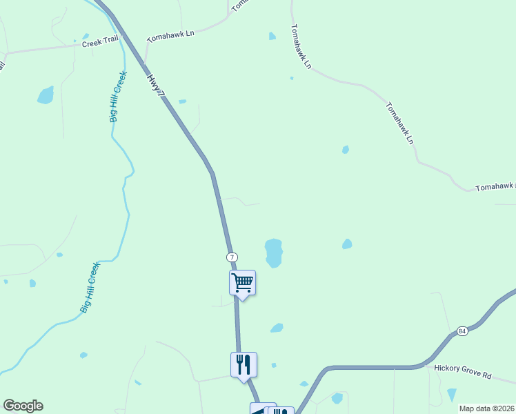 map of restaurants, bars, coffee shops, grocery stores, and more near 7594 Arkansas 7 in Bismarck