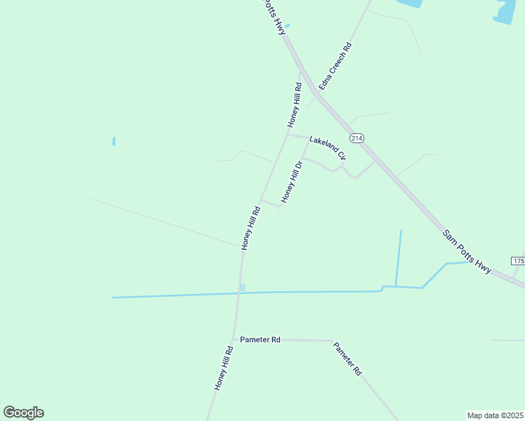 map of restaurants, bars, coffee shops, grocery stores, and more near 525 Honey Hill Road in Hallsboro