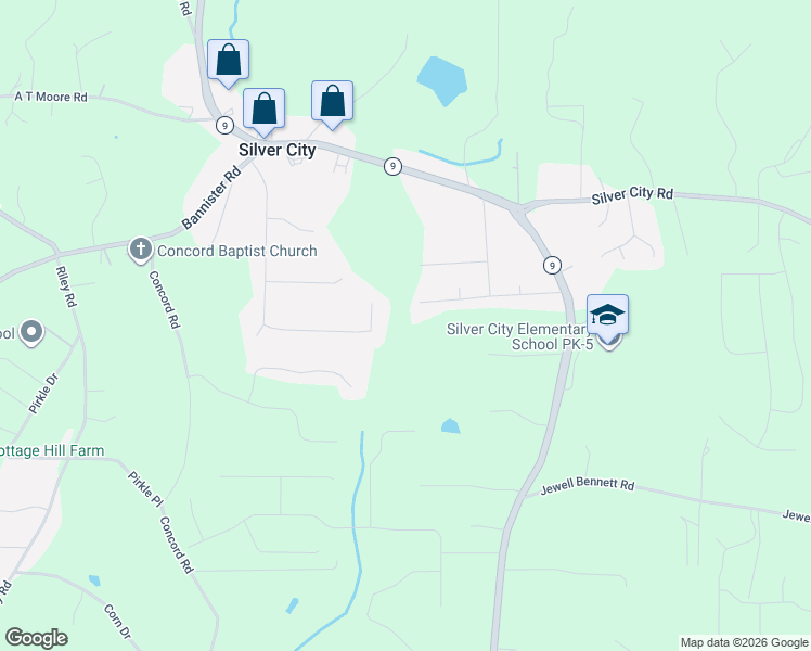 map of restaurants, bars, coffee shops, grocery stores, and more near 6485 Forsyth Drive in Cumming